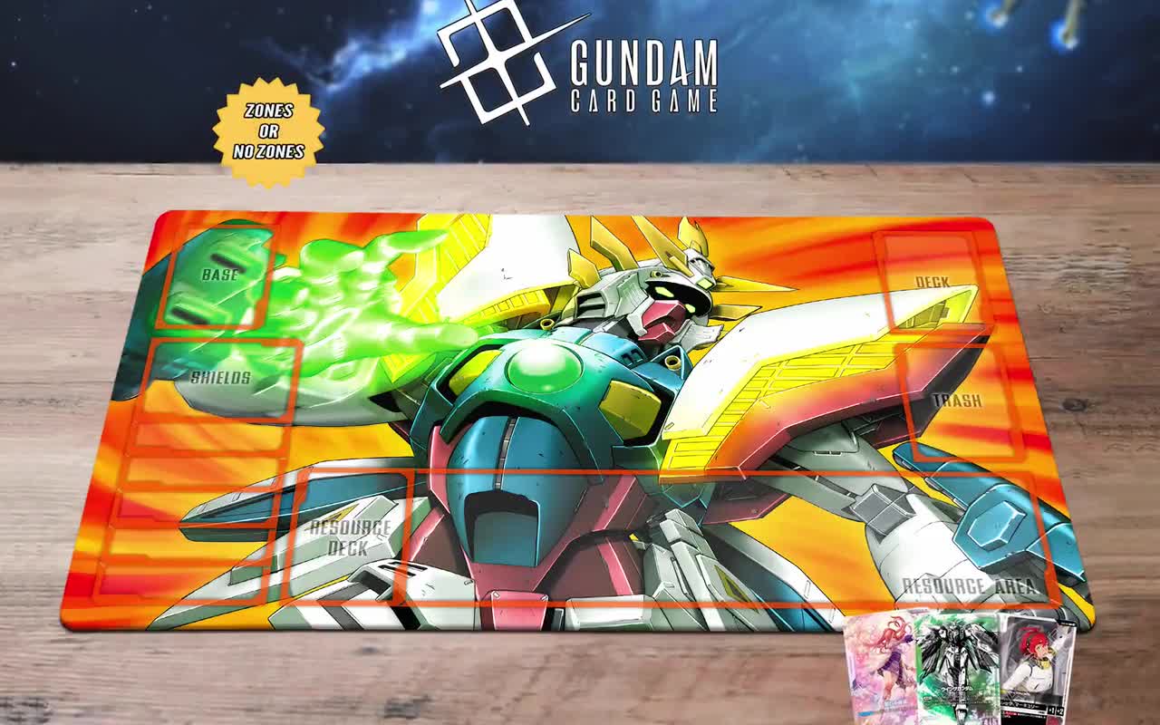 ガンダムプレイマット TCGカードゲーム デスサイズデスクマット